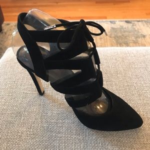 Rebecca Minkoff Black Suede Heels